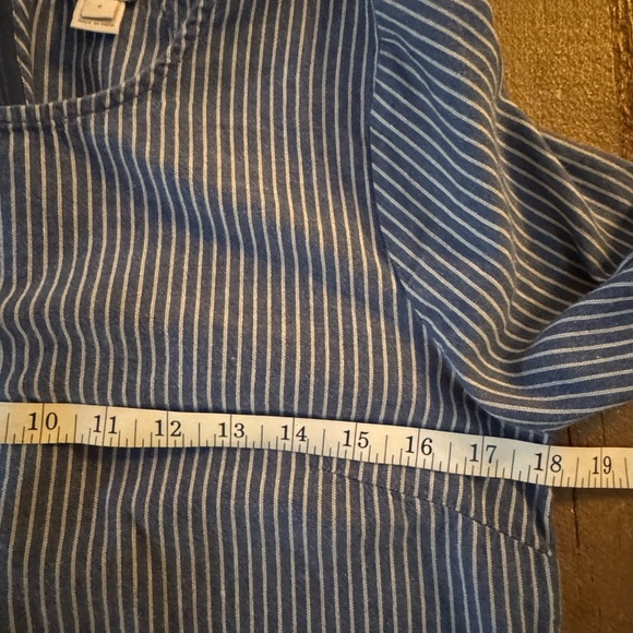 J. Crew Striped Bell-Sleeve Cotton Dress - Picture 9 of 10